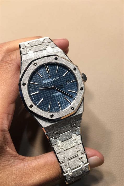 audemars piguet frosted gold price|expensive ap watch.